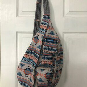 Kavu Tribal Print Sling Backpack